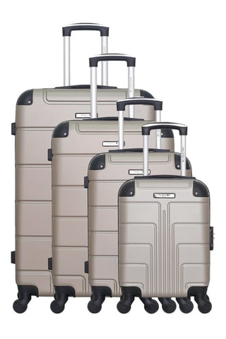 Set de 4 valises (XS/S/M/L) Ottawa-M - 27/37/64/95 l - Doré