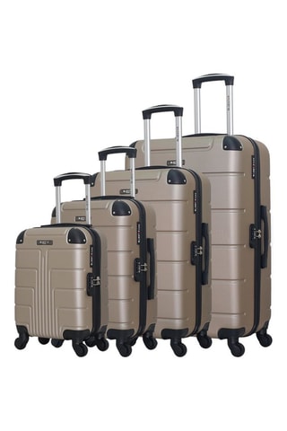 Set de 4 valises (XS/S/M/L) Ottawa-M - 27/37/64/95 l - Doré