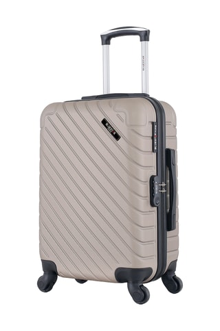 Valise cabine et valise XXS - Beige - 55/46 cm