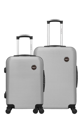 Valise cabine et valise semaine - Gris - 55/65 cm