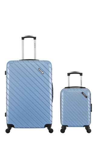 Valise grand volume et valise XXS - Ciel - 75/46 cm