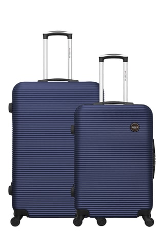 Valise XL et valise semaine - Bleu marine - 75/65 cm