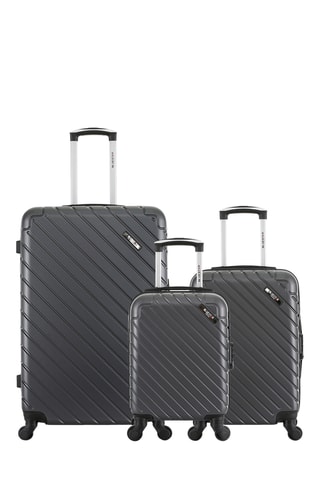 Set de 3 valises - Gris - 46/55/75 cm
