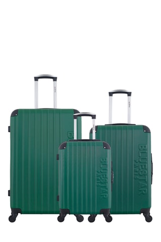 Set de 3 valises - Vert - 55/65/75 cm