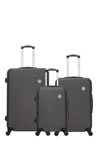 Set de 3 valises - Gris foncé - 55/65/75 cm