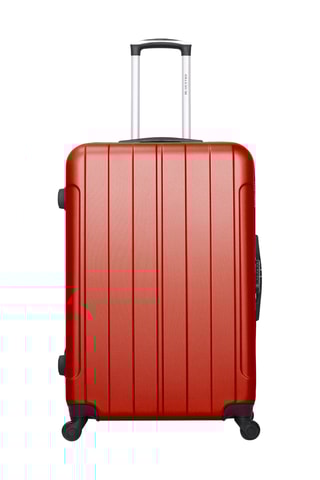 Set de 3 valises et vanity - Rouge - 75/65/55/30 cm