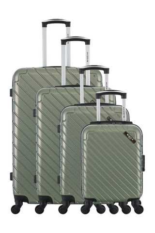 Set de 4 valises - Kaki - 75/65/55/46 cm