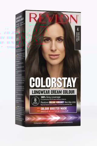 Estuche coloración permanente ColorStay N.º 4 Castaño oscuro - 4 productos