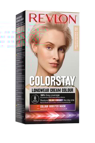 Estuche coloración permanente ColorStay N.º 0.1 Rubio ultraclaro ceniza - 4 productos