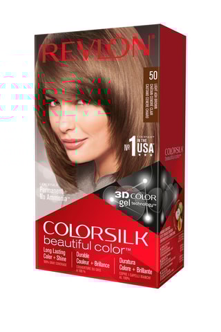 Tinte permanente Colorsilk Beautiful Color - Castaño ceniza claro - 130 ml