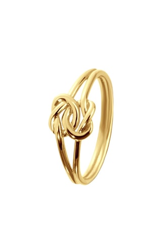 Bague - Argent plaqué or jaune