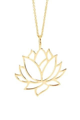 Collier - Argent plaqué or jaune