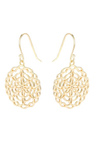 Boucles d'oreilles - Argent plaqué or jaune