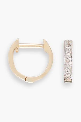 Oorbellen Anneau   Geelgoud en Diamanten 0,06 Karaat/20