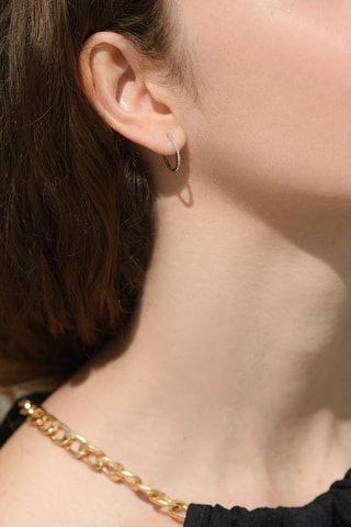 Creolen Sublimes  Witgoud en Diamanten