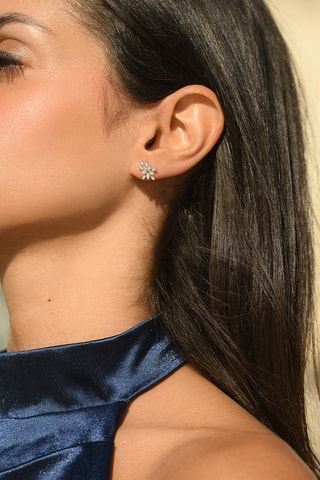 Oorbellen Bouquet - Witgoud en Diamanten