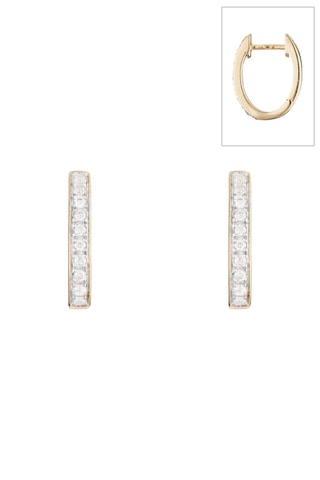 Créoles Pure Seduction - Or jaune et diamants