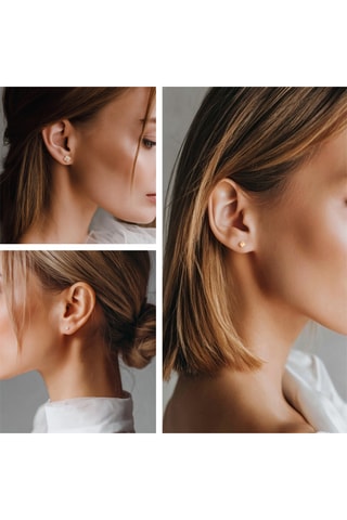 3 Paar Oorknopjes Bliss - Goudkleurig