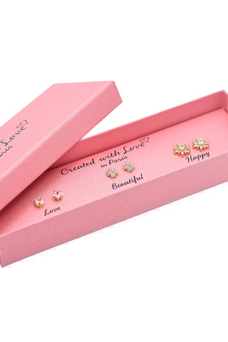 3 Paar Oorknopjes Light - Goudkleurig