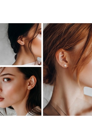 3 Paar Oorknopjes Shiney - Goudkleurig