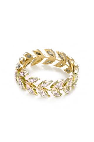 Ring Héritage Geelgoud en Diamanten