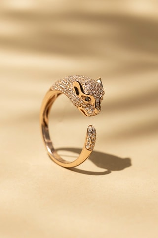 Ring Mafdet Roségoud en Diamanten