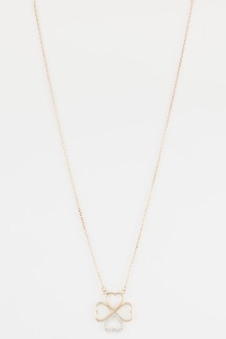 Ketting Roselani Geelgoud en Diamanten