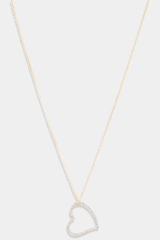 Ketting Cœur Oriental Geelgoud en Diamanten