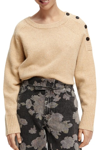 Wollen en Alpacawollen Trui - Beige