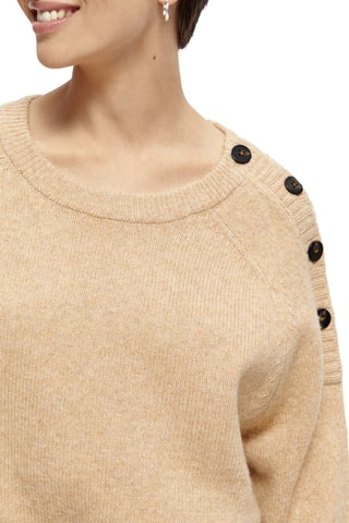 Wollen en Alpacawollen Trui - Beige