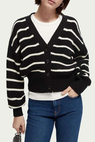 Biologisch Katoenen Vest - Zwart en Wit