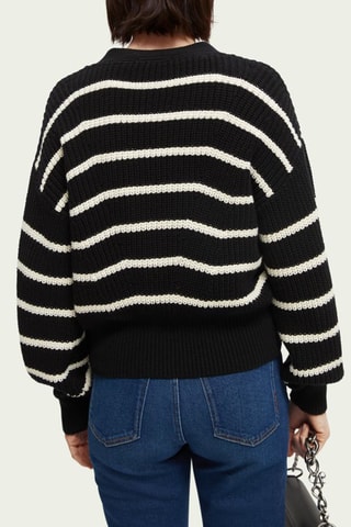 Biologisch Katoenen Vest - Zwart en Wit