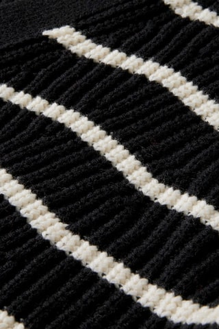 Biologisch Katoenen Vest - Zwart en Wit