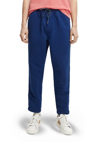 Linnen Joggingbroek 
Blauw