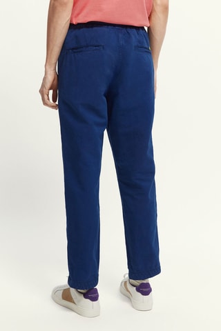 Linnen Joggingbroek 
Blauw