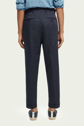 Chino Straight Fit - Marineblauw