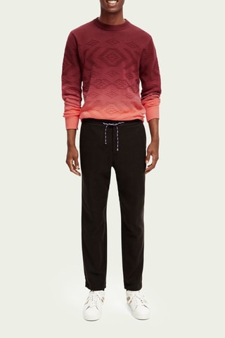 Wollen Broek Regular - Zwart