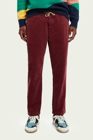 Biologisch Katoenen Joggingbroek - Bordeauxrood