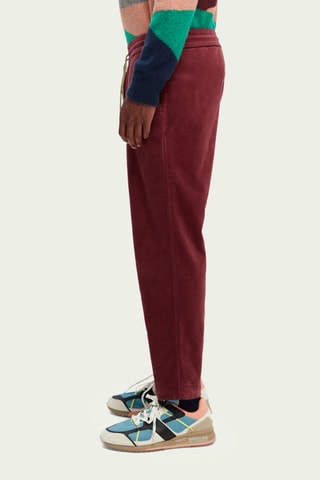 Biologisch Katoenen Joggingbroek - Bordeauxrood