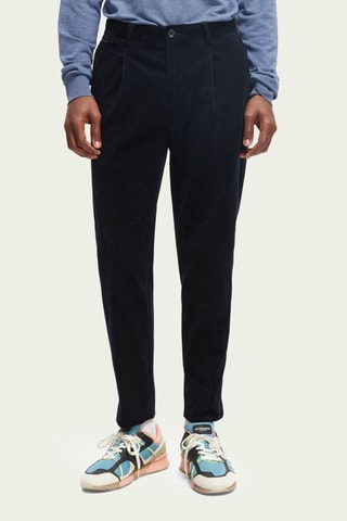 Velours Chino - Marineblauw