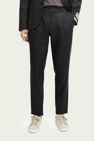 Wollen Chino - Donkergrijs