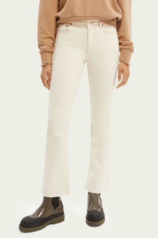 Biologisch Katoenen Jeans Flare Cut - Beige