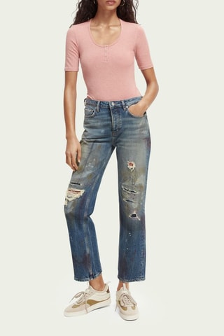 Jeans Straight - Blauw