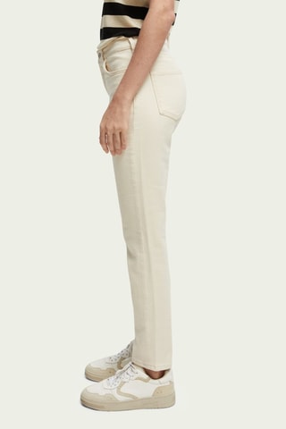 Biologisch Katoenen Jeans Slim Fit - Beige