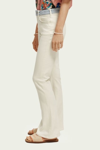 Jeans Flare Cut - Beige