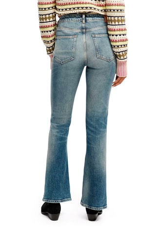 Jeans Flare Cut Lichtblauw