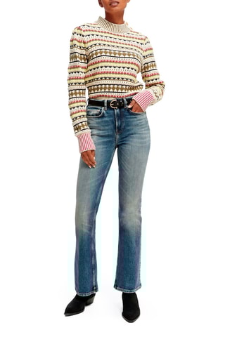 Jeans Flare Cut Lichtblauw