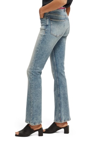 Jeans Flare Cut Lichtblauw