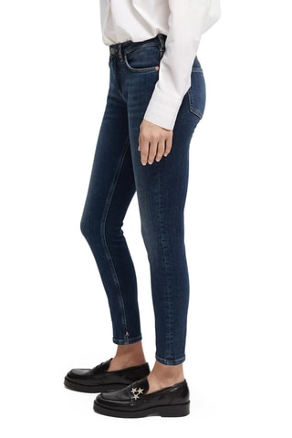 Jeans Slim Fit Marineblauw