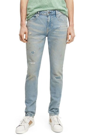 Biologisch Katoenen Jeans Skinny 
Blauw